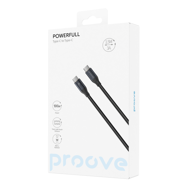 Cable Proove PowerFull Type-C to Type-C 100w (1m) - Photo 4